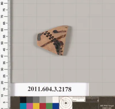 Terracotta fragment of a kylix (drinking cup)