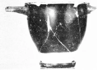 SKYPHOS (SOUTH ITALIAN, APULIAN, BLACK GLAZE)