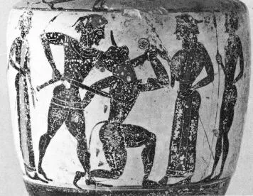 LEKYTHOS (ATHENIAN, BLACK-FIGURE)