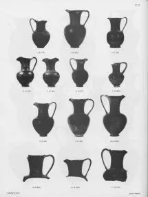OINOCHOE (ETRUSCAN, BUCCHERO)
