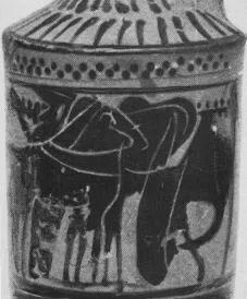 LEKYTHOS (ATHENIAN, BLACK-FIGURE)