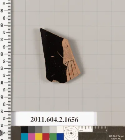 Terracotta fragment of a skyphos (deep drinking cup)