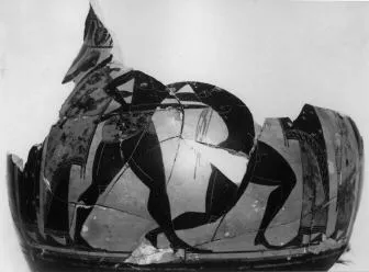 AMPHORA, BELLY, FRAGMENT (ATHENIAN, BLACK-FIGURE)