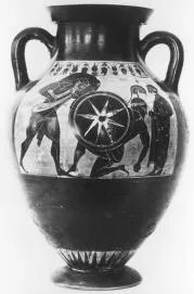 AMPHORA, BELLY, TYPE B (ATHENIAN, BLACK-FIGURE)