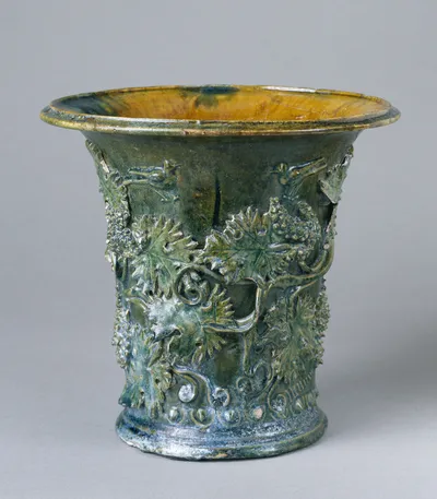 Kalathos with Relief Decoration