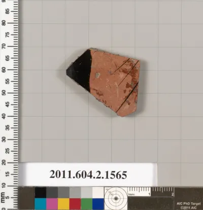 Terracotta fragment of a skyphos (deep drinking cup)