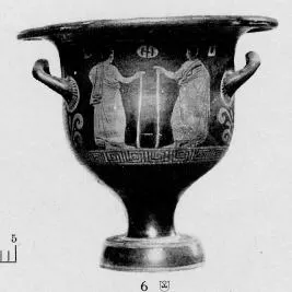 KRATER, BELL (SOUTH ITALIAN, APULIAN, RED-FIGURE)