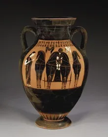 AMPHORA, BELLY, TYPE B (ATHENIAN, BLACK-FIGURE)