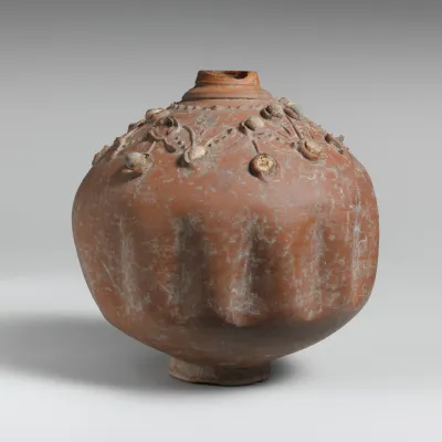 Terracotta flask