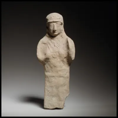 Standing female figurine