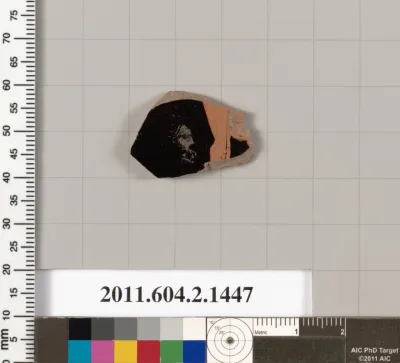 Terracotta fragment of a skyphos (deep drinking cup)