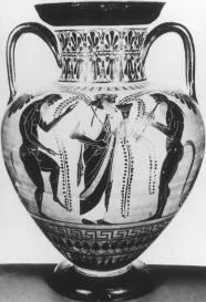 AMPHORA, NECK (ATHENIAN, BLACK-FIGURE)
