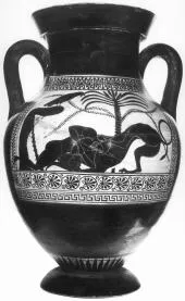 AMPHORA, BELLY, TYPE B (ATHENIAN, BLACK-FIGURE)