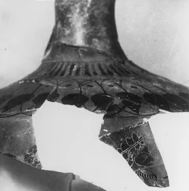 LEKYTHOS, FRAGMENT (ATHENIAN, BLACK-FIGURE)