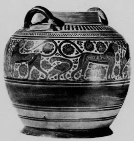 PYXIS (CORINTHIAN, BLACK-FIGURE)