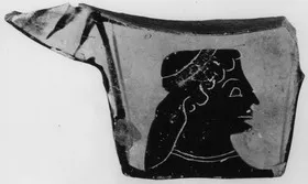 KRATER, COLUMN, FRAGMENT (ATHENIAN, BLACK-FIGURE)