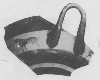 CUP, LITTLE MASTER BAND, FRAGMENT (ATHENIAN, BLACK-FIGURE)