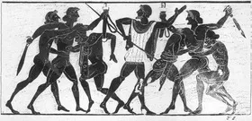 LEKYTHOS (ATHENIAN, BLACK-FIGURE)