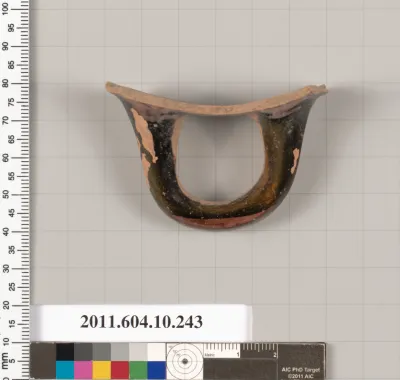 Terracotta fragment of a skyphos (deep drinking cup)