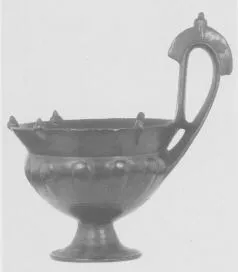 KYATHOS (ETRUSCAN, BUCCHERO)