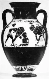 AMPHORA, BELLY, TYPE B (ATHENIAN, BLACK-FIGURE)