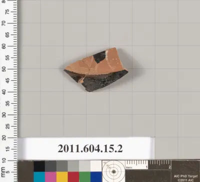 Terracotta fragment of a lekythos (oil flask)