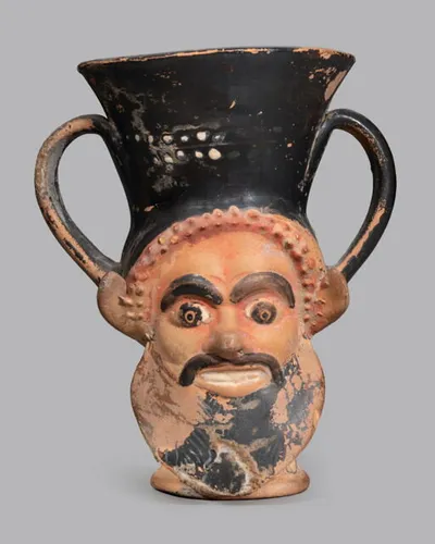 canthare ; vase plastique