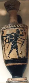 LEKYTHOS (ATHENIAN, BLACK-FIGURE)