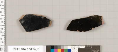 Terracotta fragments of kylikes (drinking cups)