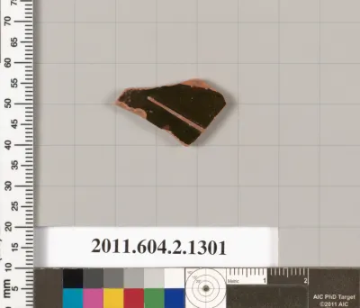 Terracotta fragment of a skyphos (deep drinking cup)