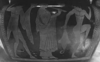 KRATER, COLUMN (ATHENIAN, RED-FIGURE)