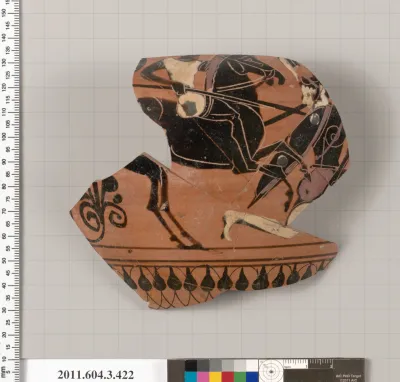 Terracotta fragment of a neck-amphora (jar)