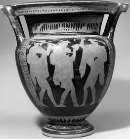 KRATER, COLUMN (ATHENIAN, RED-FIGURE)