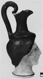 FIGURE VASE, OINOCHOE (ATHENIAN, RED-FIGURE)