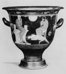 KRATER, BELL (SOUTH ITALIAN, CAMPANIAN, RED-FIGURE)