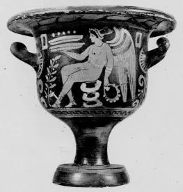 KRATER, BELL (SOUTH ITALIAN, APULIAN, RED-FIGURE)