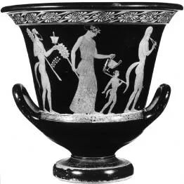 KRATER, CALYX (ATHENIAN, RED-FIGURE)