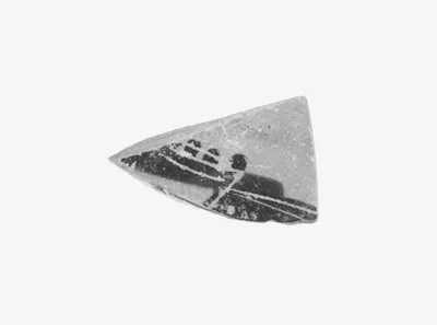 Attic Black-Figure Eye Cup Fragment