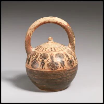 Terracotta siphon