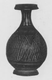 BOTTLE (SOUTH ITALIAN, GNATHIAN, BLACK GLAZE)