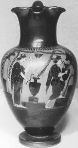 OINOCHOE (ATHENIAN, BLACK-FIGURE)