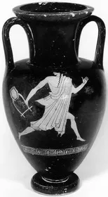 AMPHORA, NECK (ATHENIAN, RED-FIGURE)