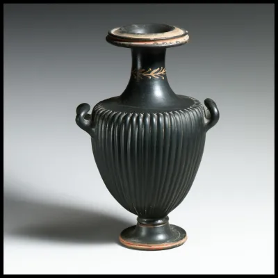 Terracotta hydria (water jar)