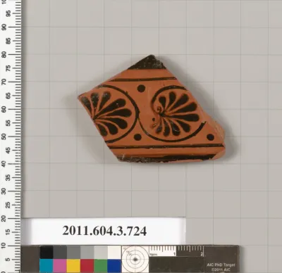 Terracotta hydria: kalpis (water jar)