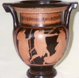 KRATER, COLUMN (ATHENIAN, RED-FIGURE)