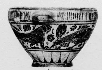 SKYPHOS (CORINTHIAN, BLACK-FIGURE)