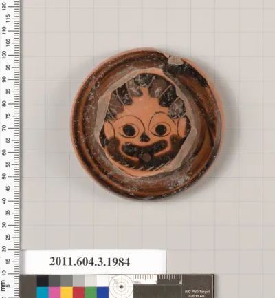 Terracotta fragment of a stemless cup (drinking cup)