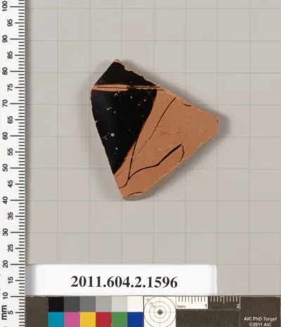 Terracotta fragment of a skyphos (deep drinking cup)