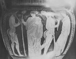 KRATER, COLUMN (ATHENIAN, RED-FIGURE)