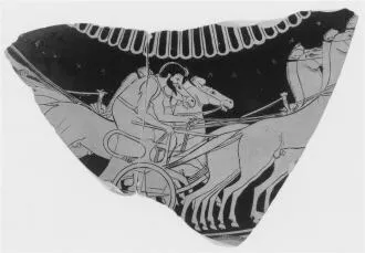 HYDRIA, FRAGMENT (ATHENIAN, RED-FIGURE)